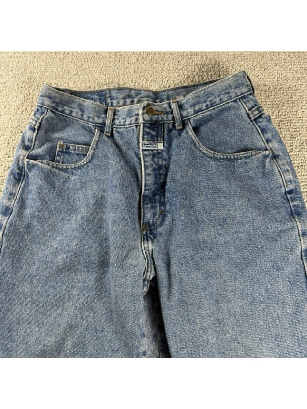 Vintage Marithe Francois Girbaud Mom Jeans Blue Made In USA Women’s Size 11 / 12 - Picture 2 of 9